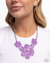 Load image into Gallery viewer, Floral Fandom - Purple Paparazzi Accessories
