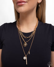 Load image into Gallery viewer, Luminous Layers - Gold Paparazzi Accessories
