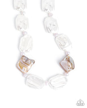 Load image into Gallery viewer, Crimped Collage - White Paparazzi Accessories
