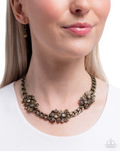 Load image into Gallery viewer, Fairy Florals - Brass Paparazzi Accessories
