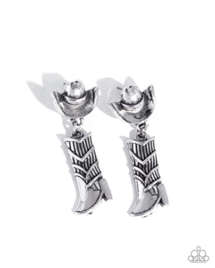 Boot Scootin Ballad - Silver Paparazzi Accessories