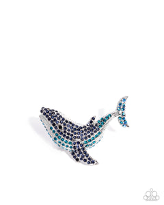 Whale of a Time - Blue Paparazzi Accessories