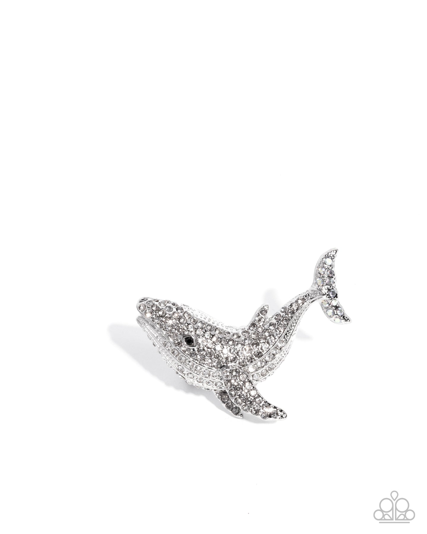 Whale of a Time - Silver Paparazzi Accessories
