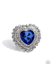 Load image into Gallery viewer, Head Over HEART - Blue Paparazzi Accessories
