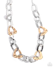 Load image into Gallery viewer, Triangle Triumph - Silver Paparazzi Accessories
