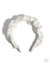 Load image into Gallery viewer, Beaded Broadcast - White Paparazzi Accessories
