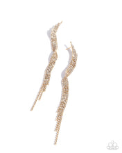 Load image into Gallery viewer, Flashy Following - Gold Paparazzi Accessories
