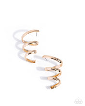 Load image into Gallery viewer, Tornado Warning - Gold Paparazzi Accessories
