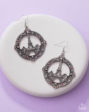 Load image into Gallery viewer, Enamored Eiffel Tower - Pink Paparazzi Accessories
