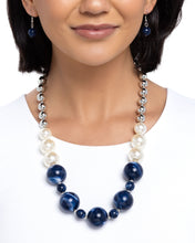 Load image into Gallery viewer, Serendipitous Statement - Blue Paparazzi Accessories
