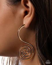 Load image into Gallery viewer, Spiral Showcase - Gold Paparazzi
