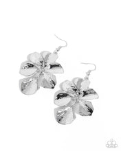 Load image into Gallery viewer, Petaled Phrase - Silver Paparazzi Accessories

