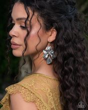 Load image into Gallery viewer, Petaled Phrase - Silver Paparazzi Accessories
