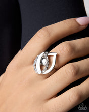 Load image into Gallery viewer, Demanding Shimmer - White Paparazzi Accessories
