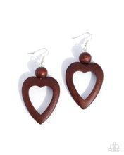 Load image into Gallery viewer, WOOD You Be My Valentine? - Brown Paparazzi Accessories
