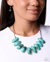 Load image into Gallery viewer, Staggering Swirls - Blue Paparazzi Accessories
