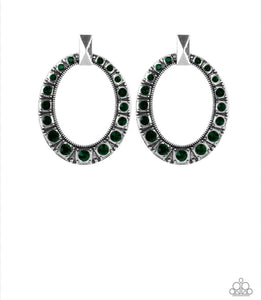 All For GLOW Green Earrings - Jewelry