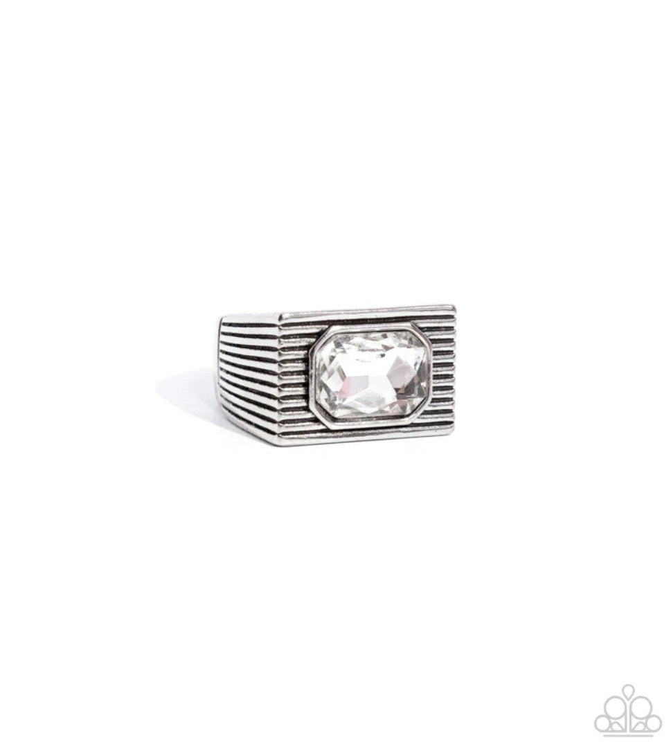 Knockout Tournament - White Paparazzi Accessories