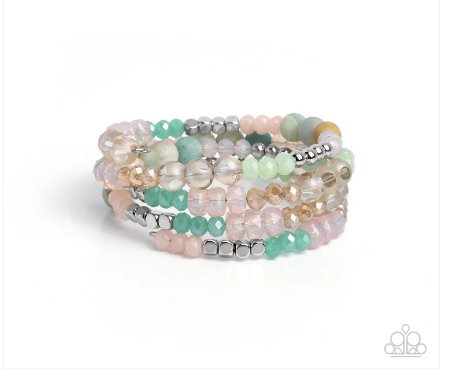 Defaced Delight - multi - Paparazzi bracelet