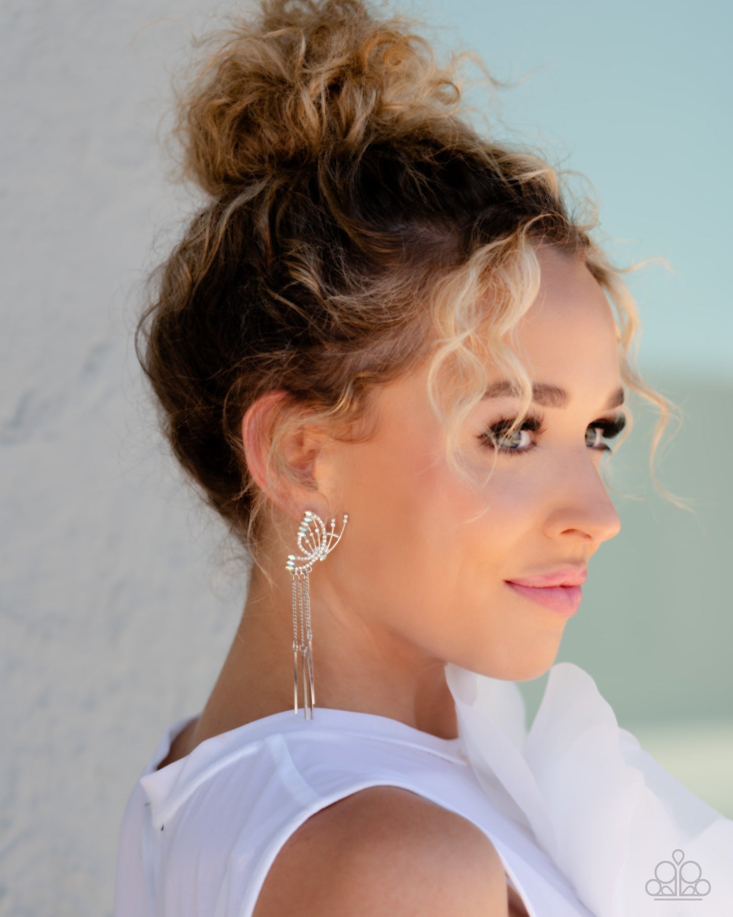 A Few Of My Favorite WINGS - White Paparazzi Accessories - VJ Bedazzled Jewelry