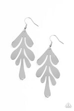 Load image into Gallery viewer, A FROND Farewell - Silver- paparazzi accessories - VJ Bedazzled Jewelry
