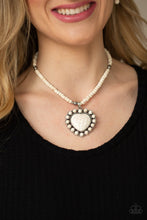 Load image into Gallery viewer, A Heart Of Stone - White - VJ Bedazzled Jewelry

