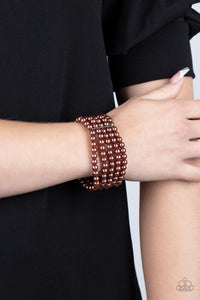A Pearly Affair - Brown - VJ Bedazzled Jewelry