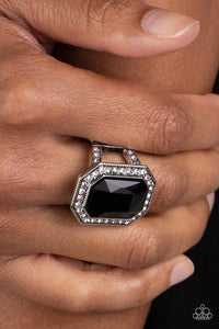 A Royal Welcome - Black -Paparazzi Accessories - VJ Bedazzled Jewelry