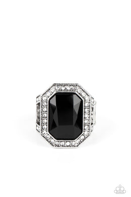 A Royal Welcome - Black -Paparazzi Accessories - VJ Bedazzled Jewelry