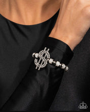 Load image into Gallery viewer, Wealthy Whimsy - white - Paparazzi bracelet
