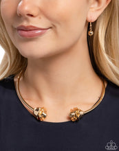 Load image into Gallery viewer, Rosy Radius - Gold Paparazzi Accessories
