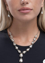 Load image into Gallery viewer, Gratifying Gems - Brown Gem Silver Short Necklace - Paparazzi
