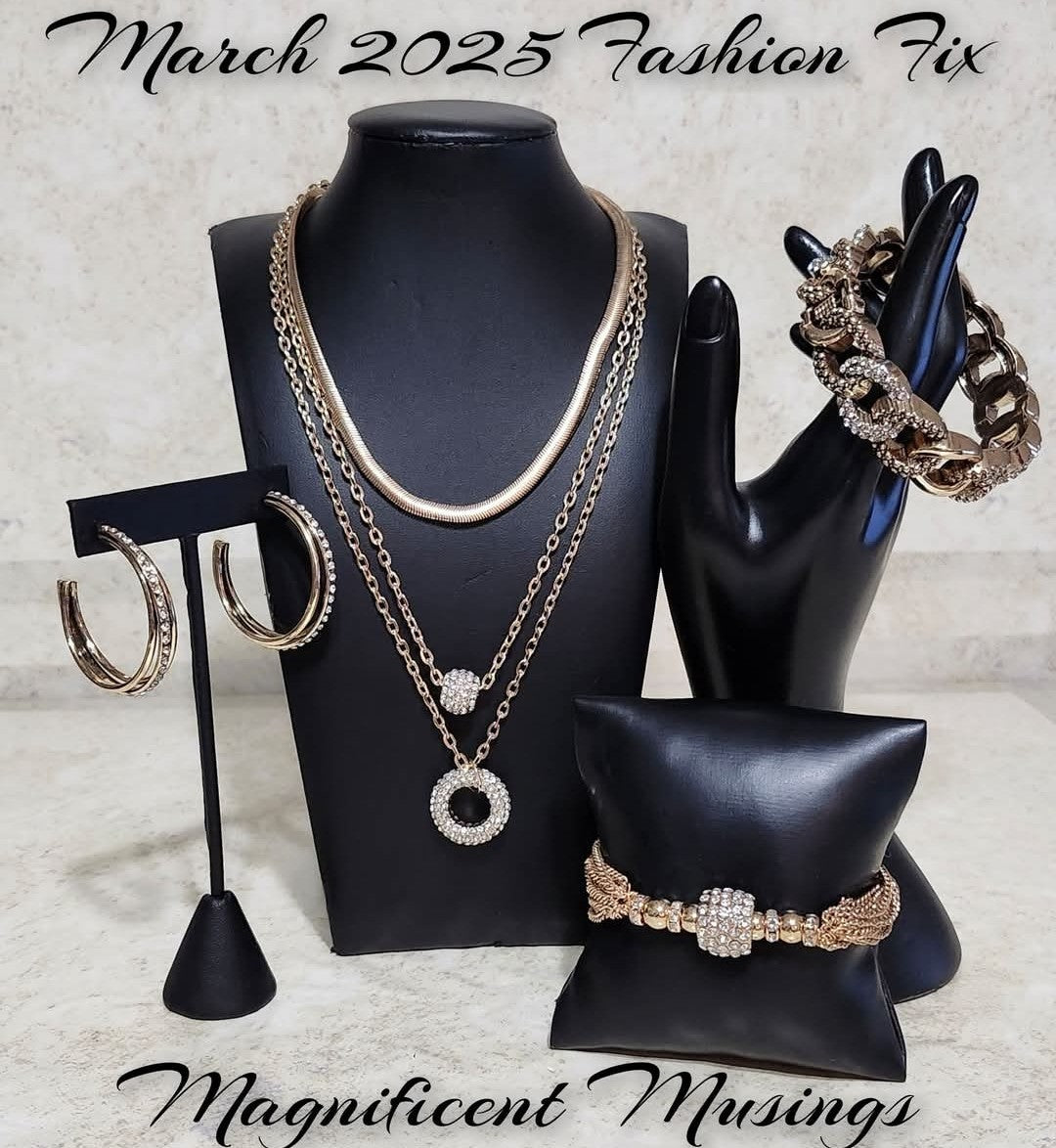 Magnificent Musings Gold Paparazzi Accessories March 2025