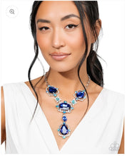 Load image into Gallery viewer, Fancy Formula - blue - Paparazzi necklace
