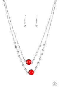 Colorfully Charming - Red - VJ Bedazzled Jewelry