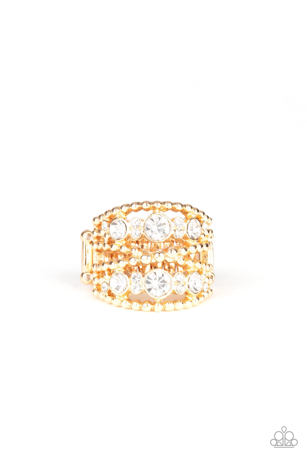 Prismatic Powerhouse - Gold - VJ Bedazzled Jewelry