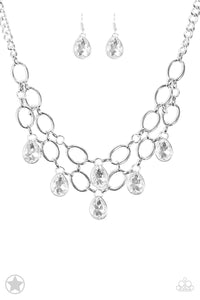 Show-Stopping Shimmer - White - VJ Bedazzled Jewelry