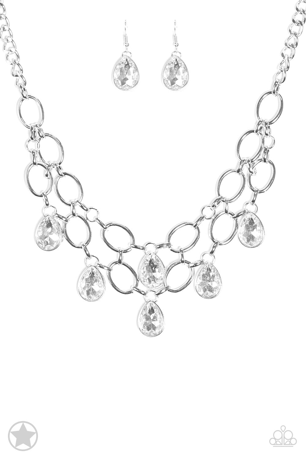 Show-Stopping Shimmer - White - VJ Bedazzled Jewelry