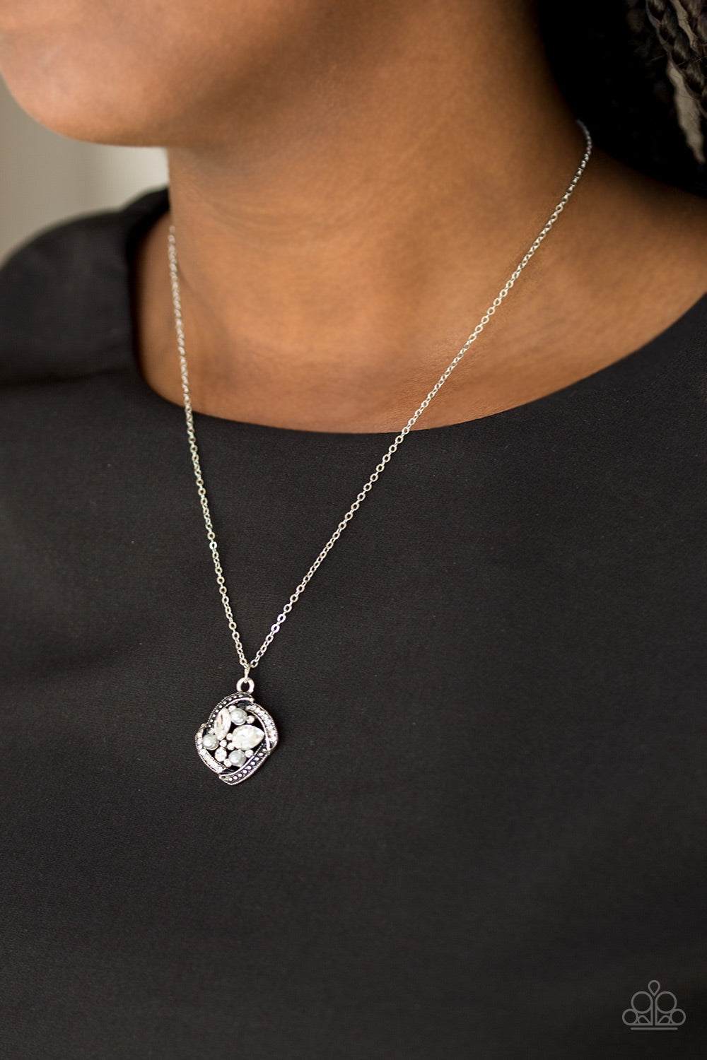 Speaking Of Timeless - Silver - VJ Bedazzled Jewelry