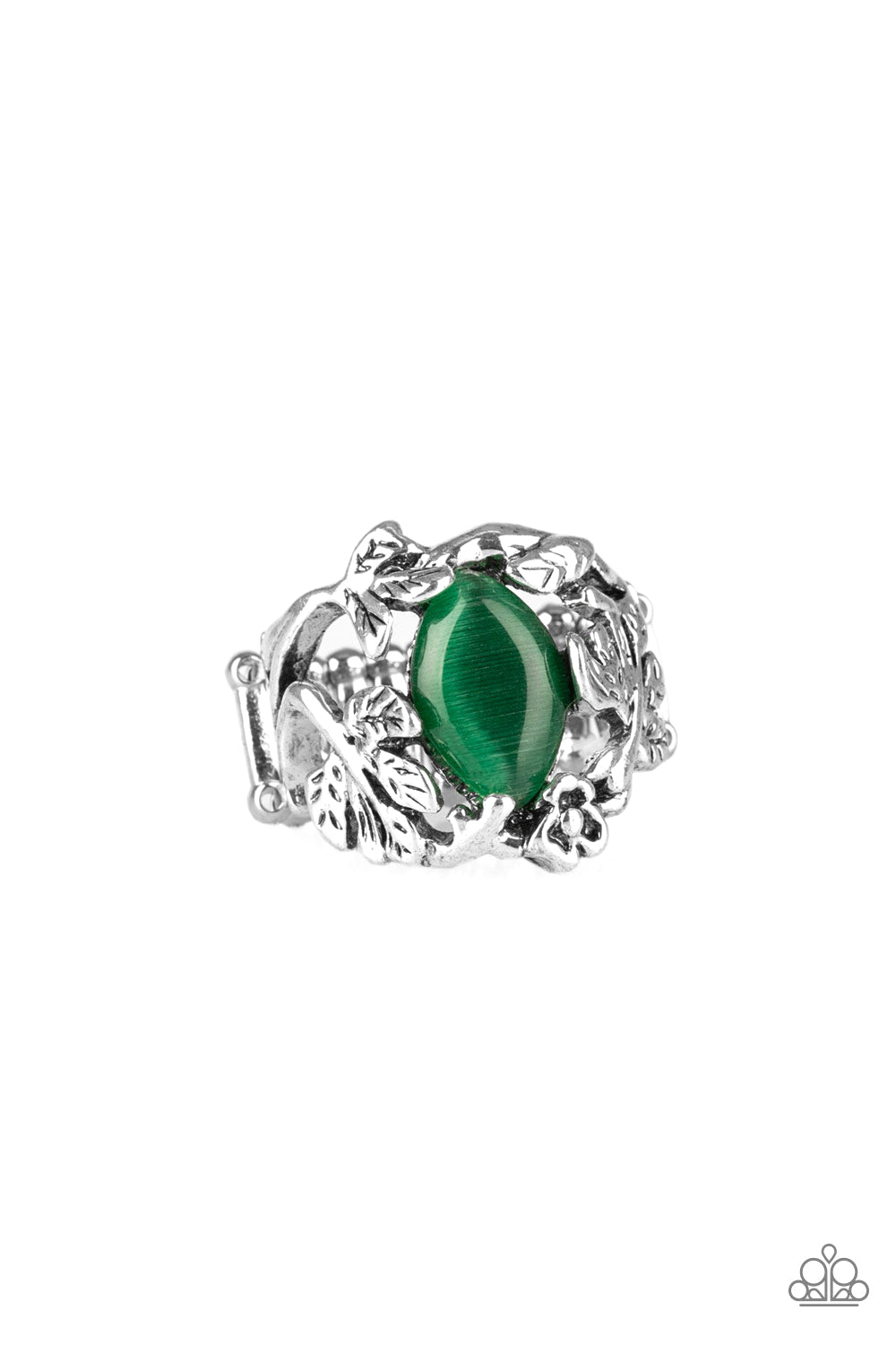 Tropical Flora - Green - VJ Bedazzled Jewelry