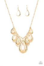 Load image into Gallery viewer, Teardrop Temp est Gold - VJ Bedazzled Jewelry
