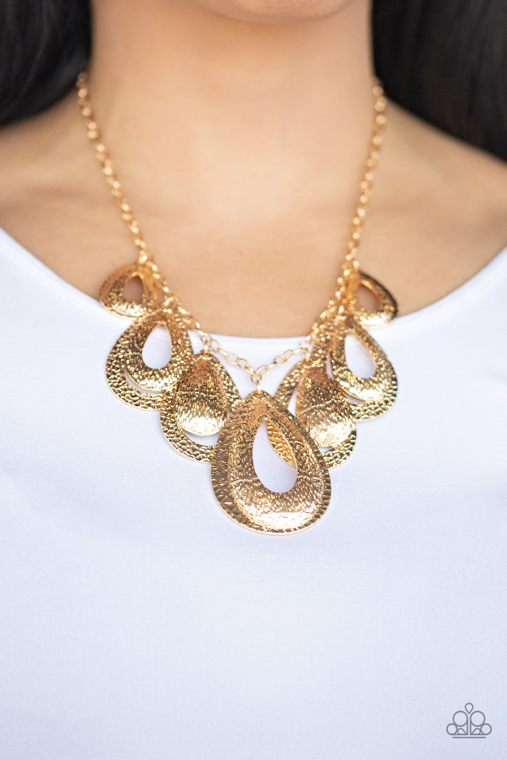 Teardrop Temp est Gold - VJ Bedazzled Jewelry
