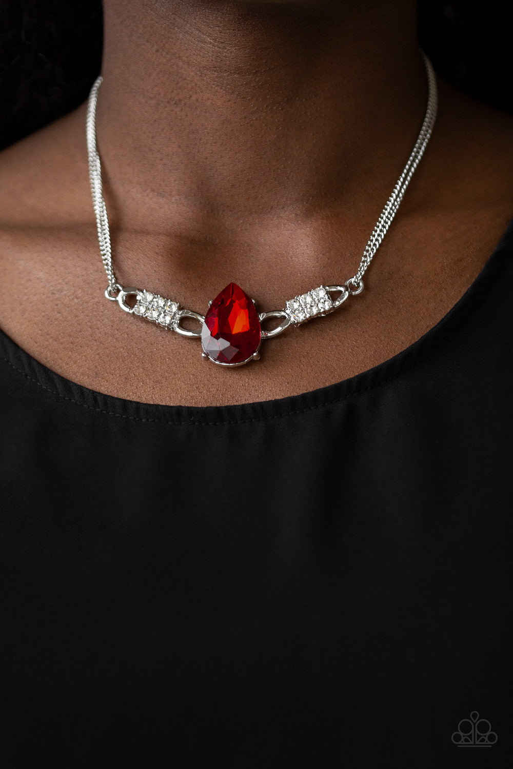 Way To Make An Entrance - Red Rhinestone - VJ Bedazzled Jewelry