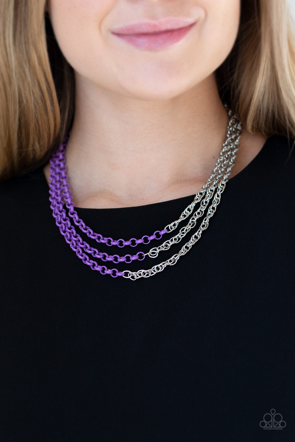 Turn up the volume- purple - VJ Bedazzled Jewelry