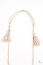 Load image into Gallery viewer, Macrame Mantra - White - VJ Bedazzled Jewelry
