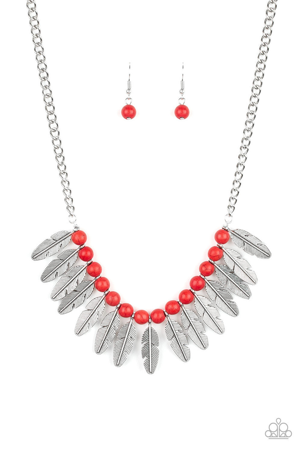 Dessert Plumes Red - VJ Bedazzled Jewelry
