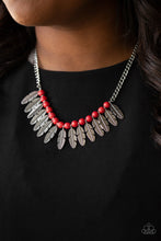 Load image into Gallery viewer, Dessert Plumes Red - VJ Bedazzled Jewelry
