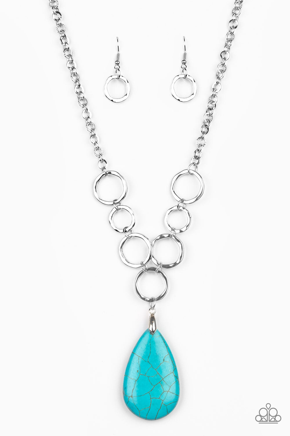 Living on a Prairie, blue - VJ Bedazzled Jewelry