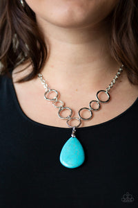 Living on a Prairie, blue - VJ Bedazzled Jewelry