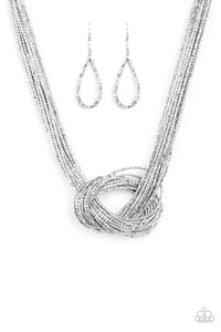 Knotted Knock out silver - VJ Bedazzled Jewelry